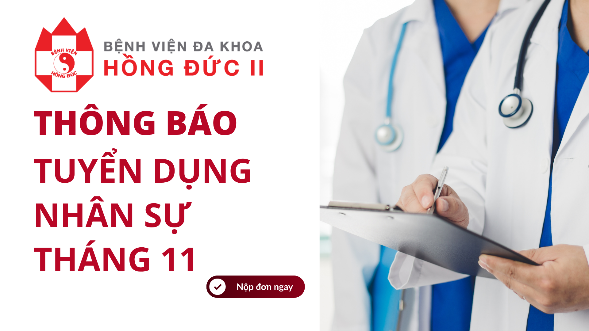 THÔNG BÁO TUYỂN DỤNG NHÂN SỰ THÁNG 11.2025